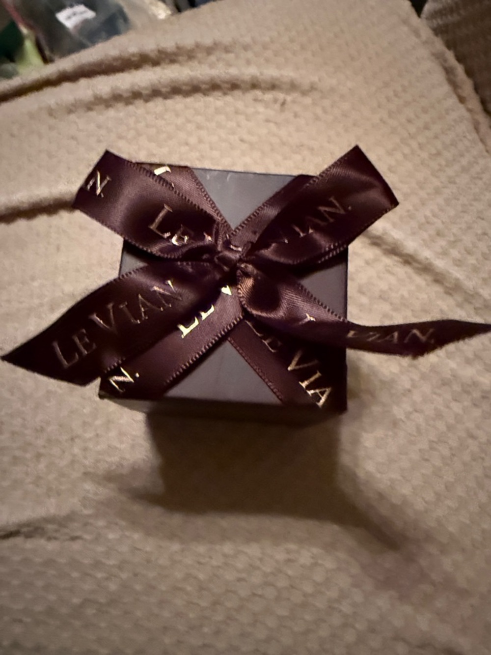 Levian Brown Gift Box with Branded Satin Ribbon